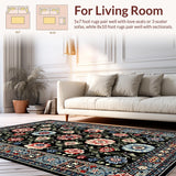 Chic Floral Coastal Aesthetic(Black)