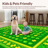 Contemporary Clover Geometric Style(Green)