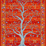 Chic Graphic Tree Illustration(Red)