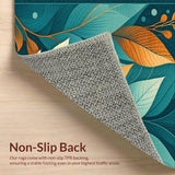 Modern Irregular Geometric Floral Style(Blue)