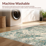 Elegant Sage Toned Geometric Motif(Beige)