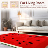 Playful Retro Citrus Motif(Red)