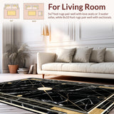 Chic Gold Geometric Motif(Black)