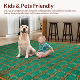 Cozy Distressed Diamond Layout(Green)