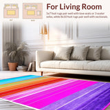 Eclectic Rainbow Wave Artistry(Blue)