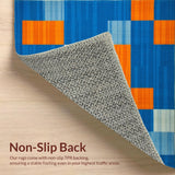 Chic Bright Geometric Arrangement(Blue)