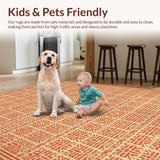 Elegant Vibrant Geometric Motif(Beige)