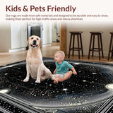 Celestial Abstract Star Motif(Black)