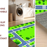 Bright Multicolor Pathway Scene(Green)