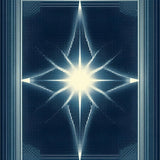 Contemporary Round Patterned Aesthetic(Blue)