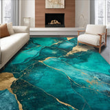 Elegant Teal Marble Aesthetic(Blue)