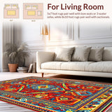 Artistic Colorful Striped Weave(Red)