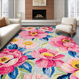 Bright Eclectic Floral Artwork(Pink)