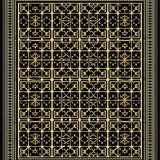 Rustic Diamond Trellis in Dark Palette(Black)