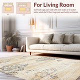 Chic Vintage Distressed Floral Elegance(Beige)