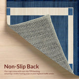 Chic Geometric Border Elegance(Blue)