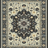 Eclectic Round Rustic Ornamentation(Beige)