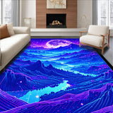 Vibrant Galactic Nature Fusion(Blue)