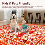 Eclectic Whimsical Mushroom Artistry(Red)