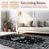 Haunting Black Catacomb Motif(Black)