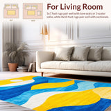 Contemporary Bold Streaked Aesthetic(Blue)