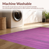 Ultra Soft Area Rug, Non Slip, Stain Resistant, Washable Area Rugs for Living Room, Bedroom, Soft Shag Cozy Urban Vibe(Purple)