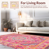 Contemporary Distressed Color Splash(Pink)