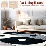 Psychedelic Grey Abstract Swirl(Black)