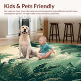 Elegant Earthy Leafy Motif(Green)