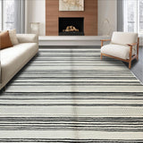 Contemporary Striped Monochrome Aesthetic(Beige)