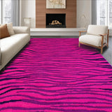 Artistic Cozy Shaggy Texture(Purple)