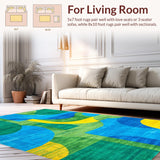 Dynamic Modern Curved Visuals(Blue)