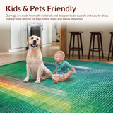 Dynamic Textured Tiled Arrangement(Green)