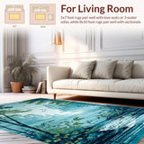 Enchanting Nature Scene in Bright Hues(Blue)