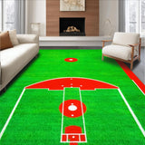 Energetic Graphic Baseball Visual Appeal(Green)