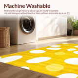 Ultra Soft Area Rug, Non Slip, Stain Resistant, Washable Area Rugs for Living Room, Bedroom, Charming Novelty Animal Pattern(Yellow)