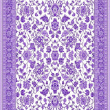 Ultra Soft Area Rug, Non Slip, Stain Resistant, Washable Area Rugs for Living Room, Bedroom, Artistic Soft Touch Abstract Design(Purple)