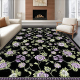 Elegant Minimalist Black Blossom(Black)