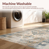 Transitional Warm Toned Medallion(Beige)