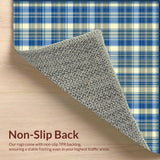 Eclectic Blue Striped Texture(Beige)