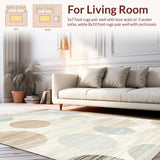 Rustic Chic Round Flourish(Beige)