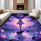 Vibrant Celestial Butterfly Motif(Purple)