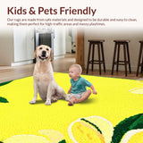 Charming Rustic Lemon Floral Design(Yellow)