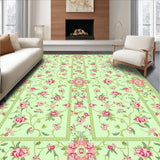 Ultra Soft Area Rug, Non Slip, Stain Resistant, Washable Area Rugs for Living Room, Bedroom, Whimsical Nature-Inspired Aesthetics(Ivory)