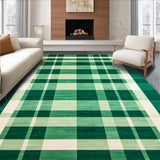 Delicate Ivory and Green Grid Layout(Green)