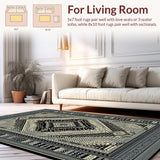 Lush Earthy Toned Patterned Charm(Black)