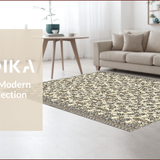 Ultra Soft Area Rug, Non Slip, Stain Resistant, Washable Area Rugs for Living Room, Bedroom, Neutral Abstract Dining Room Distressed Large Rug(Beige)
