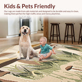 Cozy Farmhouse Inspired Mushroom Motif(Beige)