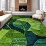 Ultra Soft Area Rug, Non Slip, Stain Resistant, Washable Area Rugs for Living Room, Bedroom, Green Moss Floral Bathroom Rug for Nature-Themed Decor(Green)