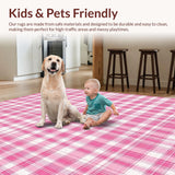 Chic Pastel Checkerboard Elegance(Pink)